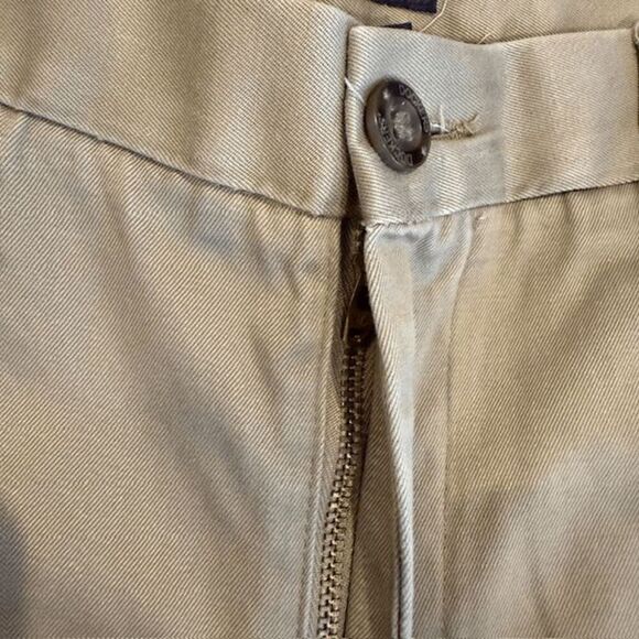 Dockers Signature Khaki Classic Fit Trousers Tan Pants Beige Chino Size 34x36 - Picture 6 of 10